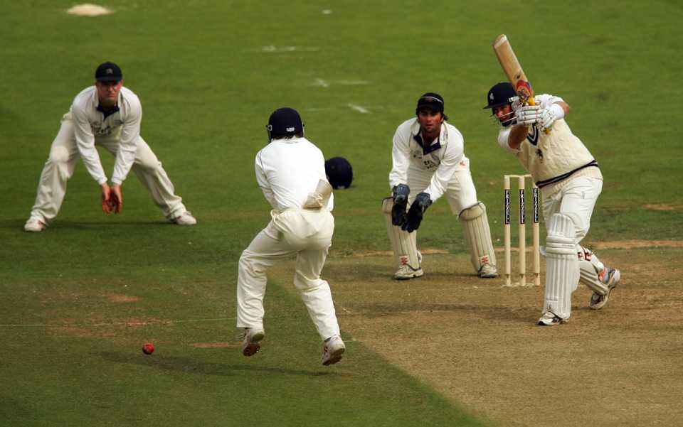 Darren Stevens drives, Middlesex vs Kent, County Championship Division One, 1st day, Lord's, September 7, 2005