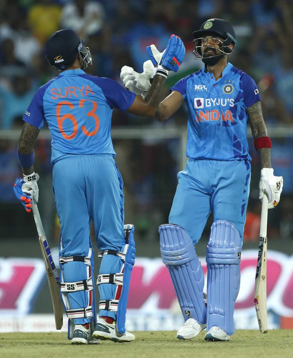KL Rahul and Suryakumar Yadav put together a big stand on a tricky pitch, India vs South Africa, 1st T20I, Thiruvananthapuram, September 28, 2022