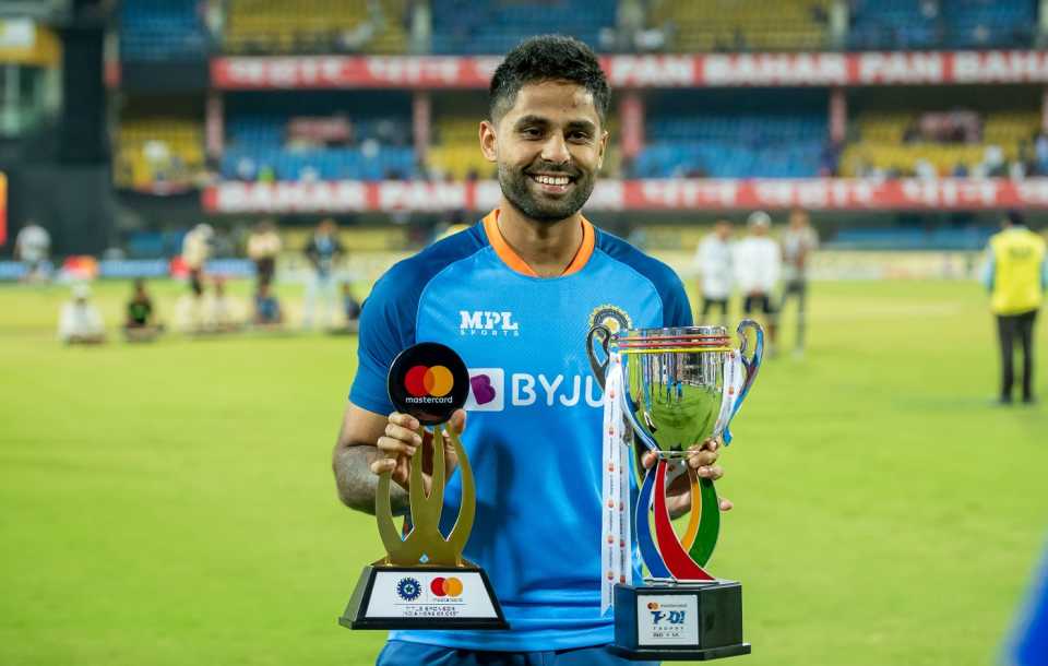 Suryakumar Yadav was adjudged Player of the Series