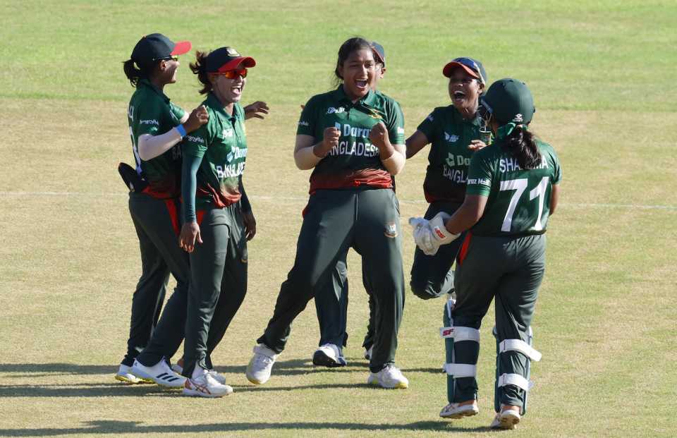 Fariha Trisna is over the moon after pulling off a hat-trick, Bangladesh vs Malaysia, Women's Asia Cup, Sylhet, October 6, 2022
