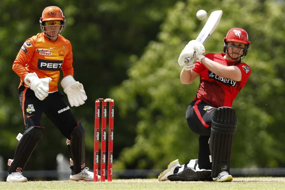 Erica Kershaw hammered 34 not out off 18 balls, Melbourne Renegades vs Perth Scorchers, WBBL, Moe, November 20, 2022