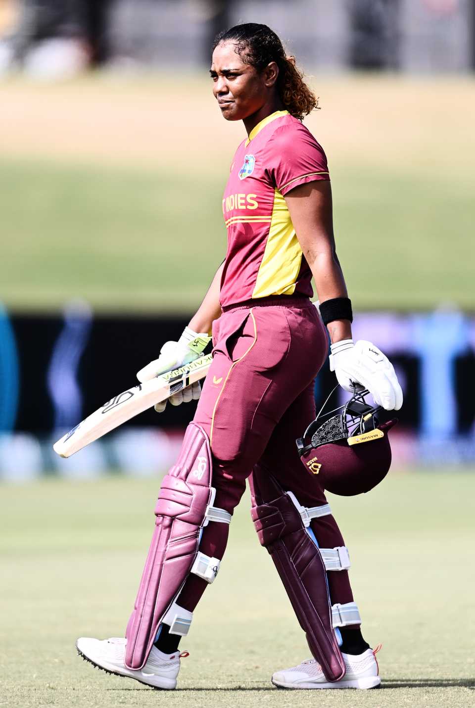 Hayley Matthews was dismissed for 18, Bangladesh vs West Indies, Women's World Cup 2022, Mount Maunganui, March 18, 2022