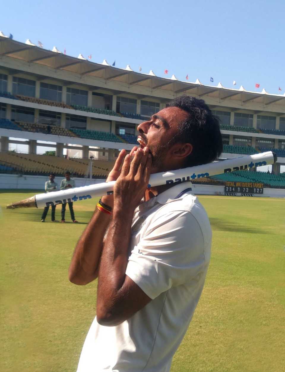 Jaydev Unadkat roars after taking Saurashtra into the final