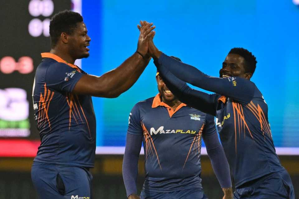 West Indian flavour: Oshane Thomas, Andre Fletcher and Fabian Allen get together, Colombo Stars vs Kandy Falcons, LPL 2022, Colombo, December 17, 2022