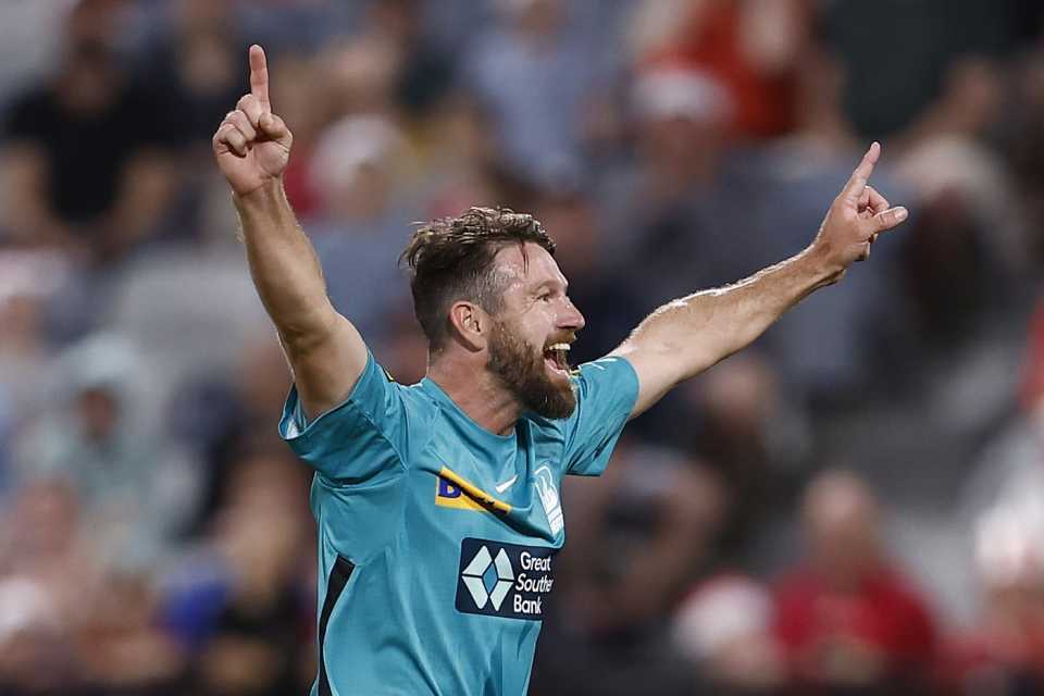 Michael Neser bagged the first hat-trick of BBL 2022-23