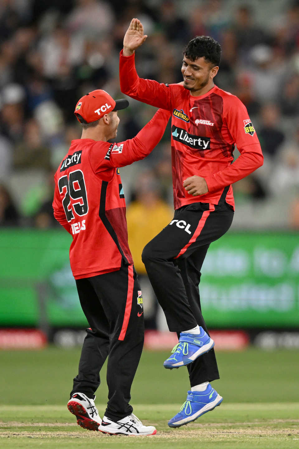 Mujeeb Ur Rahman chipped in with a couple of wickets, Melbourne Stars vs Melbourne Renegades, BBL 2022-23, Melbourne, January 3, 2023