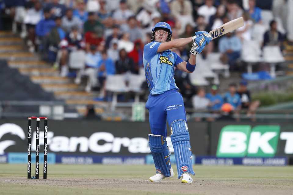 Dewald Brevis was in his usual attacking mode, MI Cape Town vs Joburg Super Kings, SA20, Cape Town, January 14, 2023