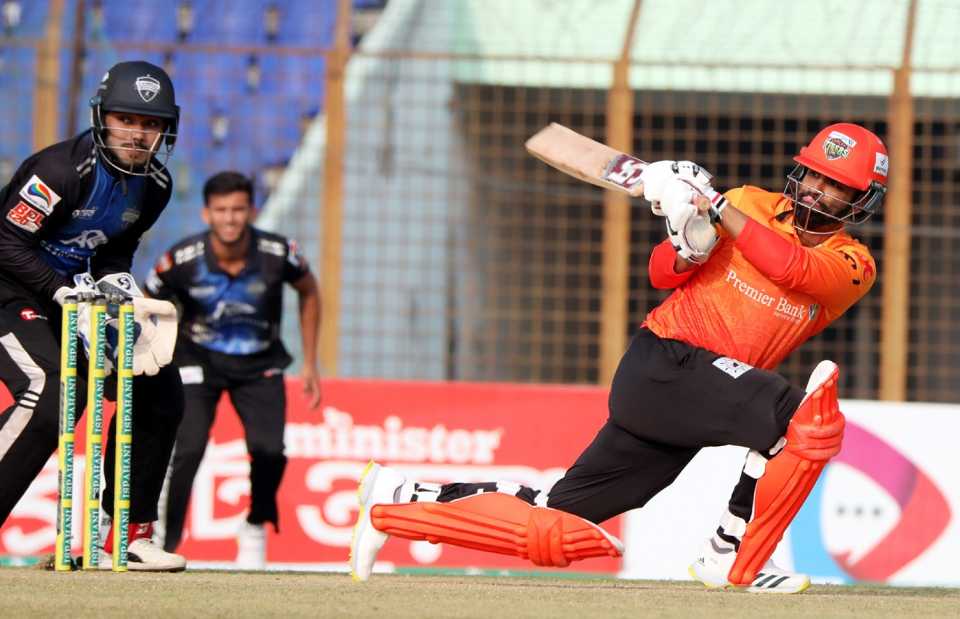 Tamim Iqbal made 60 off 47 balls, Rangpur Riders vs Khulna Tigers, Bangladesh Premier League, Chattogram, January 17, 2023