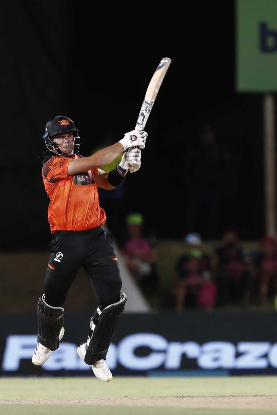 Tristan Stubbs struck a six at a crucial juncture in the game, Paarl Royals vs Sunrisers Eastern Cape, SA20, Paarl, January 19, 2023