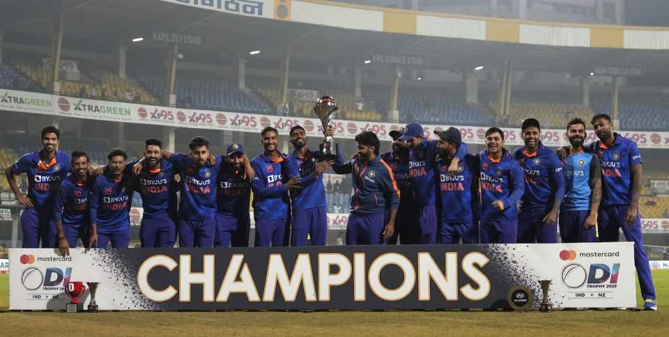 India became the No. 1 ranked ODI team after beating New Zealand 3-0, India vs New Zealand, 3rd ODI, Indore, January 24, 2023