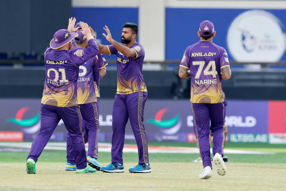 Lahiru Kumara picked three wickets as Abu Dhabi Knight Riders clawed their way back into the game