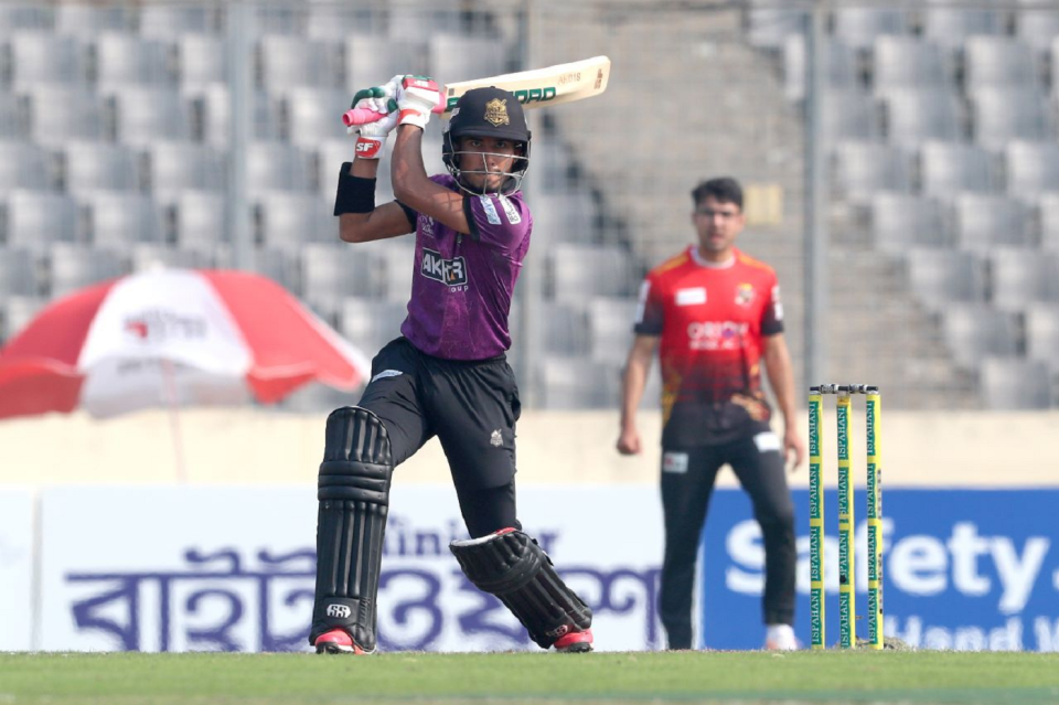 Afif Hossain top-scored with 66, Chattogram Challengers vs Comilla Victorians, BPL, Mirpur, February 4, 2023