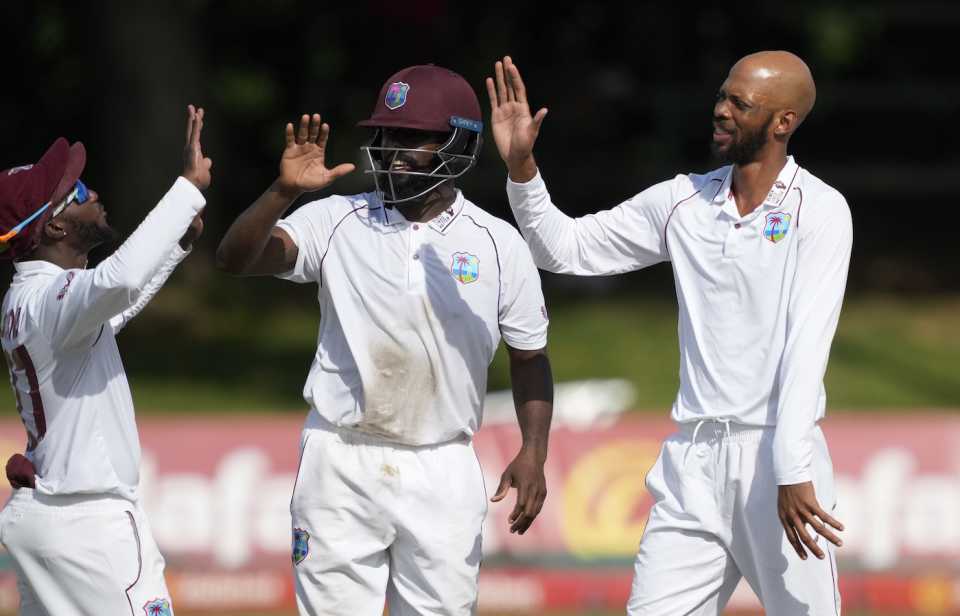 Roston Chase picked up a couple of wickets