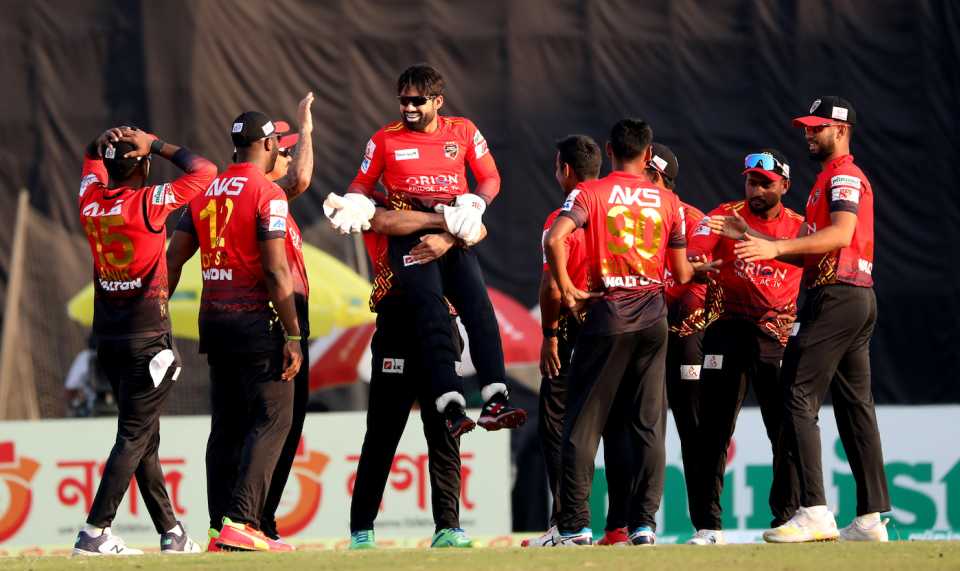Mohammad Rizwan played a part in three dismissals