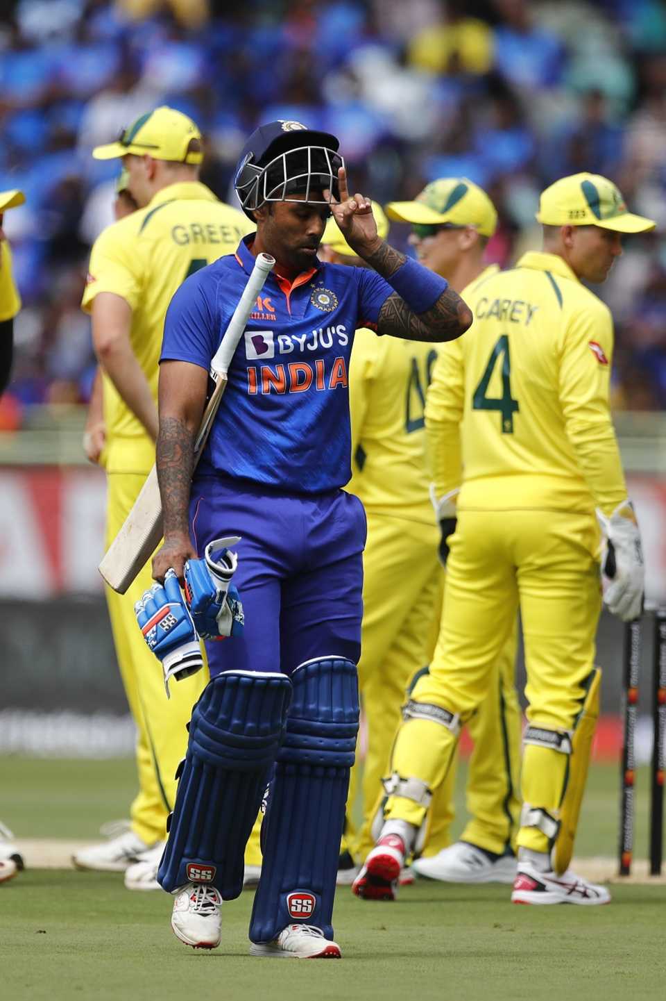 Suryakumar Yadav departed for a first-ball duck again, India vs Australia, 2nd ODI, Visakhapatnam, March 19, 2023
