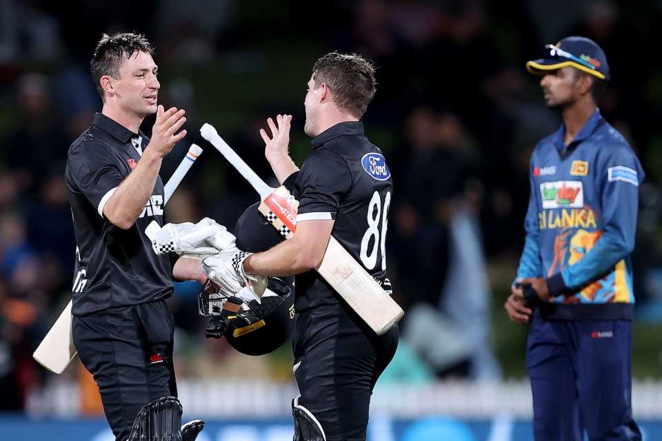 Will Young and Henry Nicholls put on an unbeaten 100-run stand, New Zealand vs Sri Lanka, 3rd ODI, Hamilton, March 31, 2023