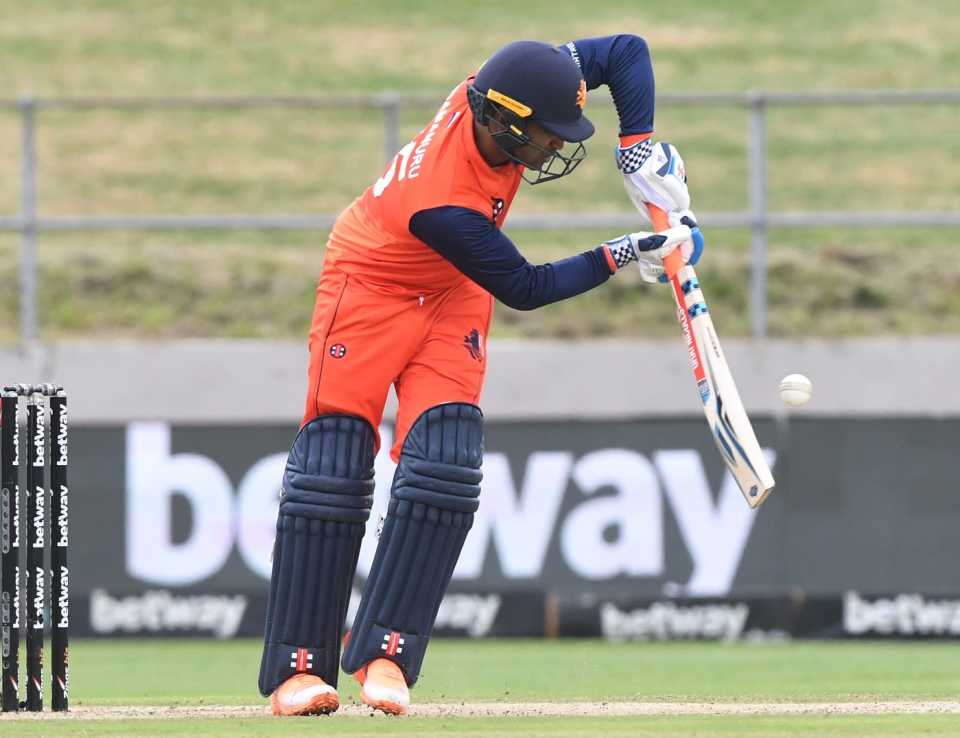 Teja Nidamanuru was unfortunate to miss out on a half-century, South Africa vs Netherlands, 2nd ODI, Benoni, March 31, 2023