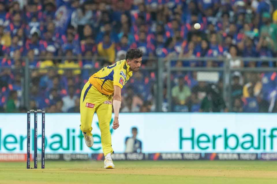 Deepak Chahar bowled just one over before suffering a hamstring injury