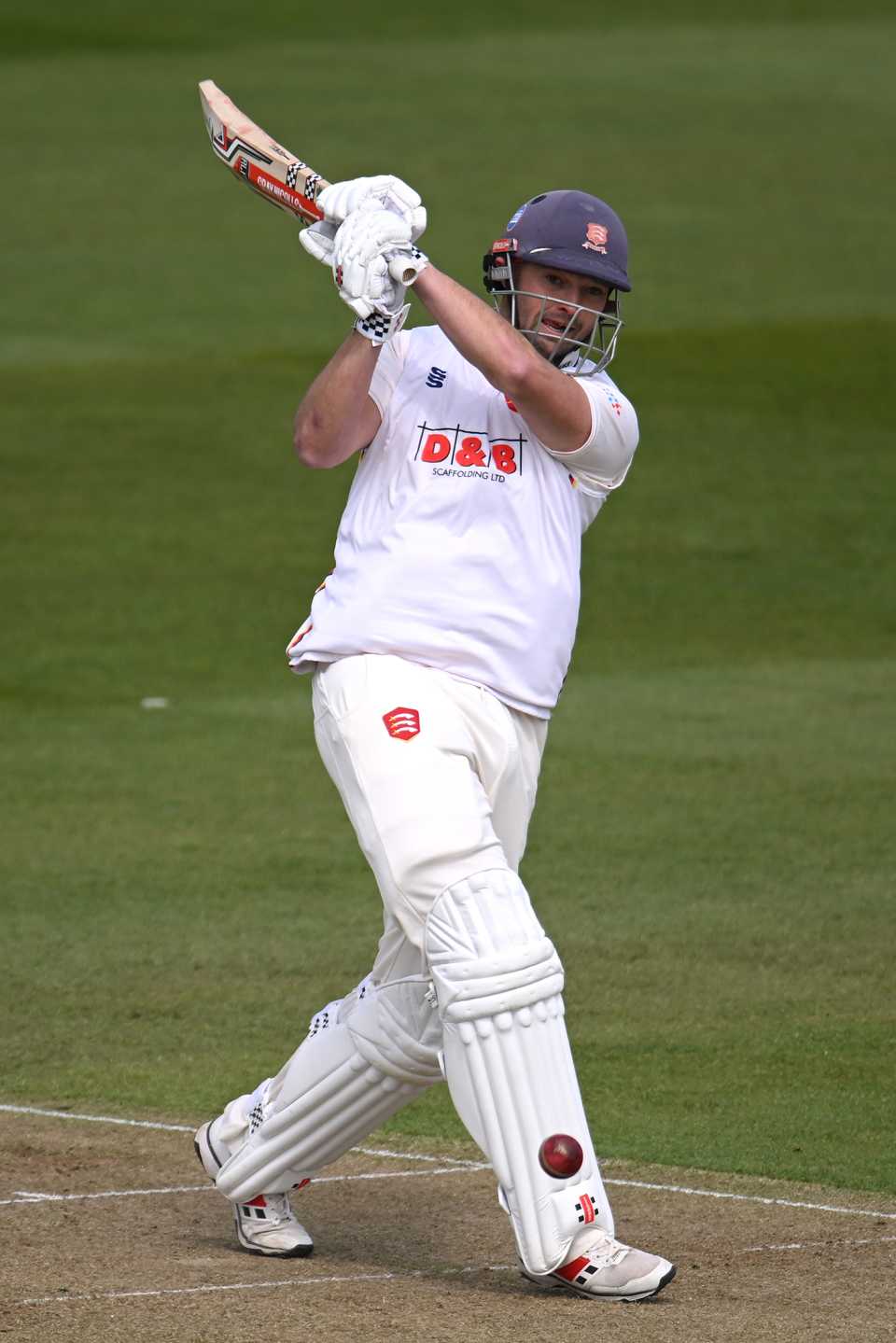 Nick Browne en route to his century, Kent vs Essex, Canterbury, County Championship, 1st day, April 20, 2023