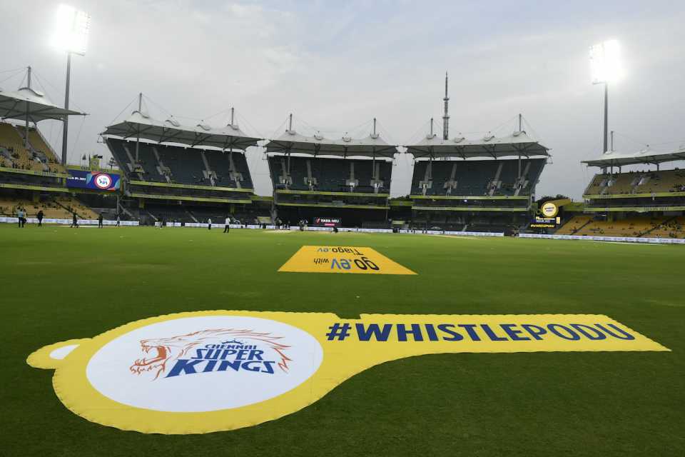 A general view of the Chepauk, Chennai Super Kings vs Sunrisers Hyderabad, IPL 2023, Chennai, April 21, 2023