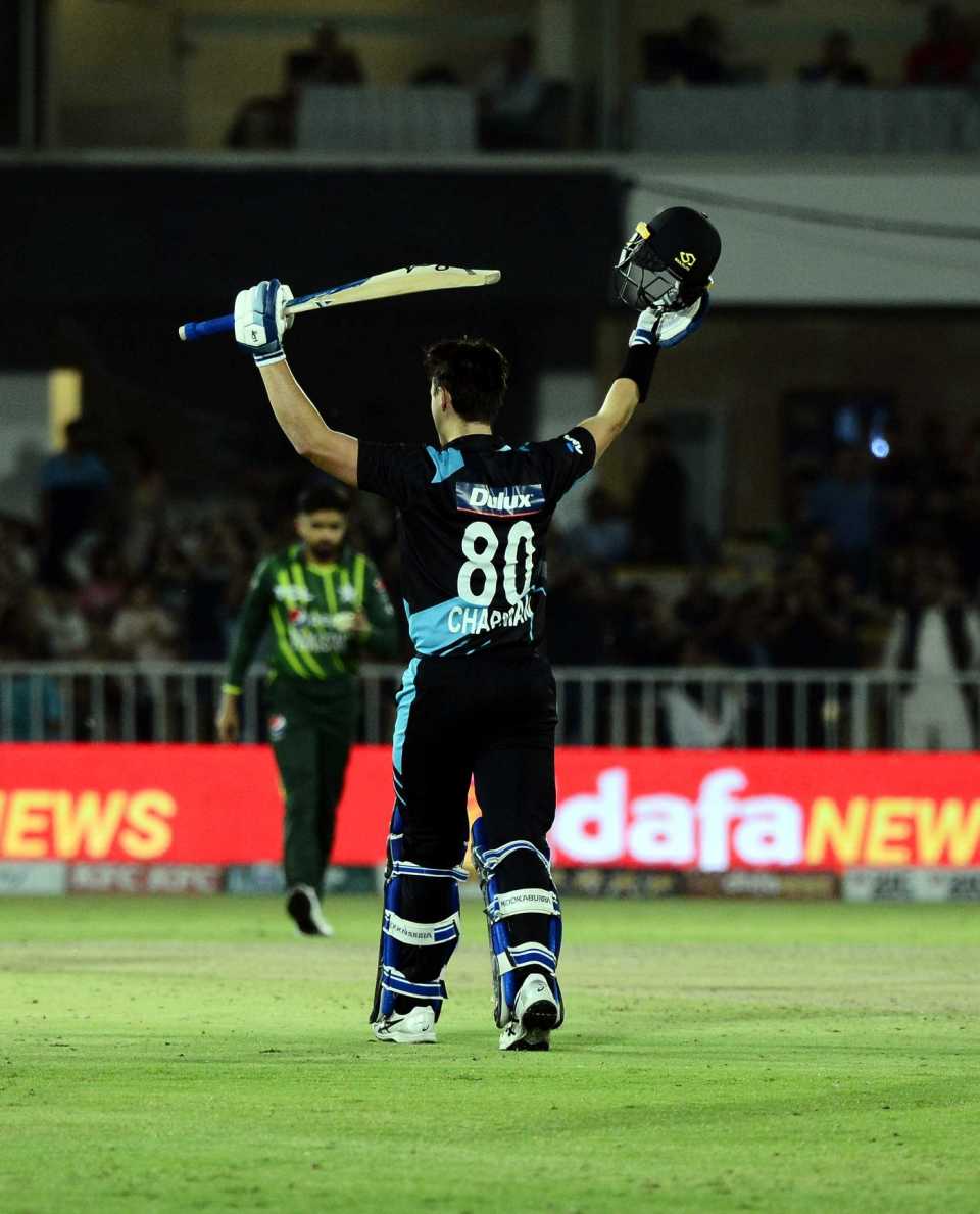 Mark Chapman's stunning innings levelled the series for New Zealand, Pakistan vs New Zealand, 5th T20I, Rawalpindi, April 24, 2023