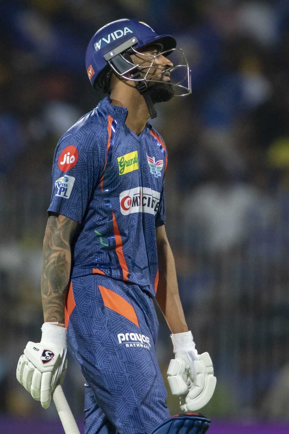 Krunal Pandya walks back after falling to Piyush Chawla, Lucknow Super Giants vs Mumbai Indians, IPL 2023 Eliminator, May 24, 2023