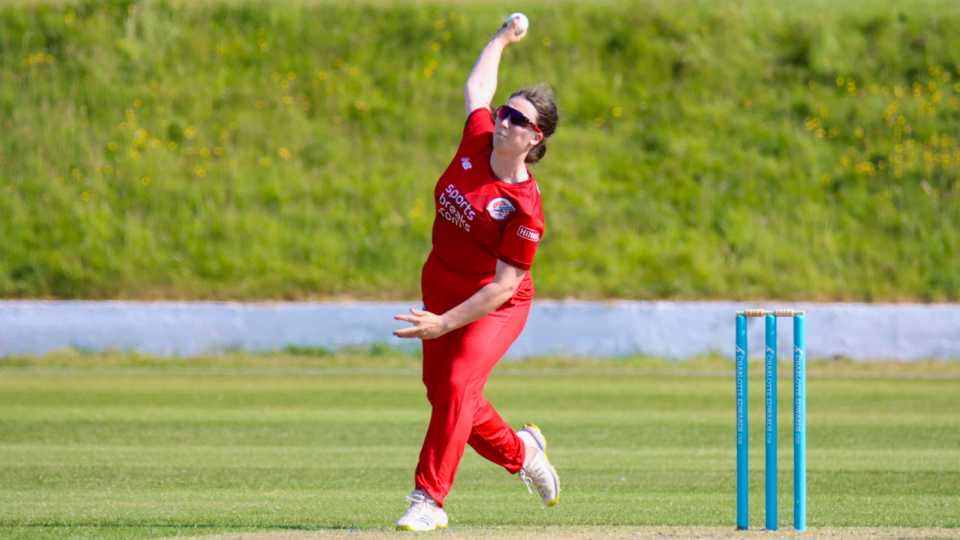 Olivia Bell delivers during her spell