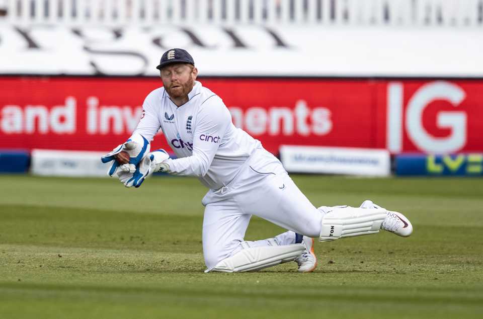 Jonny Bairstow was taking the gloves in a Test for the first time since 2021, England vs Ireland, only Test, Lord's, 3rd day, June 3, 2023