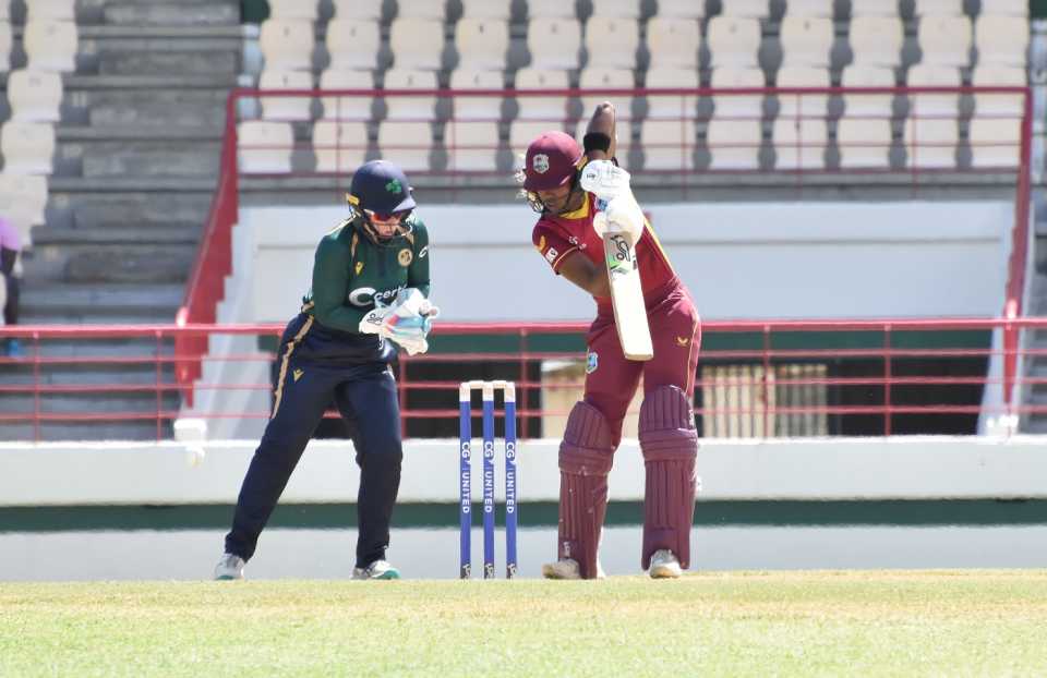 Hayley Matthews led the way with a century, West Indies vs Ireland, 1st ODI, St Lucia, June 26, 2023