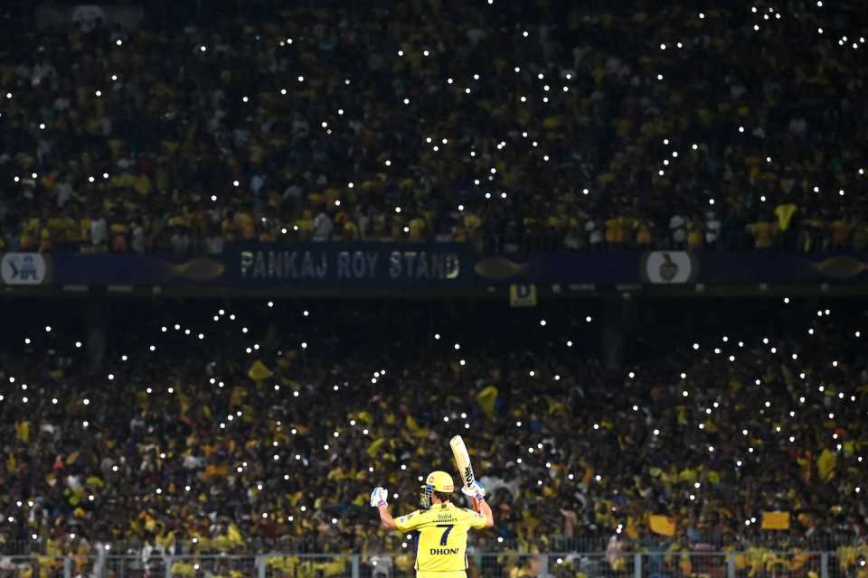 Eden Gardens was a sea of yellow for MS Dhoni
