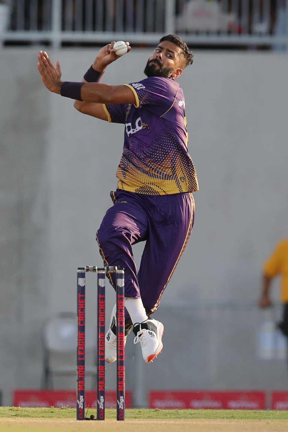 It was fitting that Ali Khan bowled the first over at MLC, Texas Super Kings vs LA Knight Riders, Major League Cricket, Texas, July 13, 2023