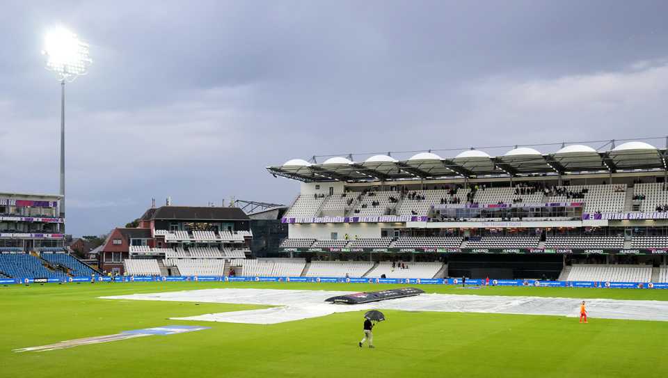 A heavy deluge meant the weather had the final say, Northern Superchargers vs Birmingham Phoenix, Men's Hundred, Headingley, August 3, 2023