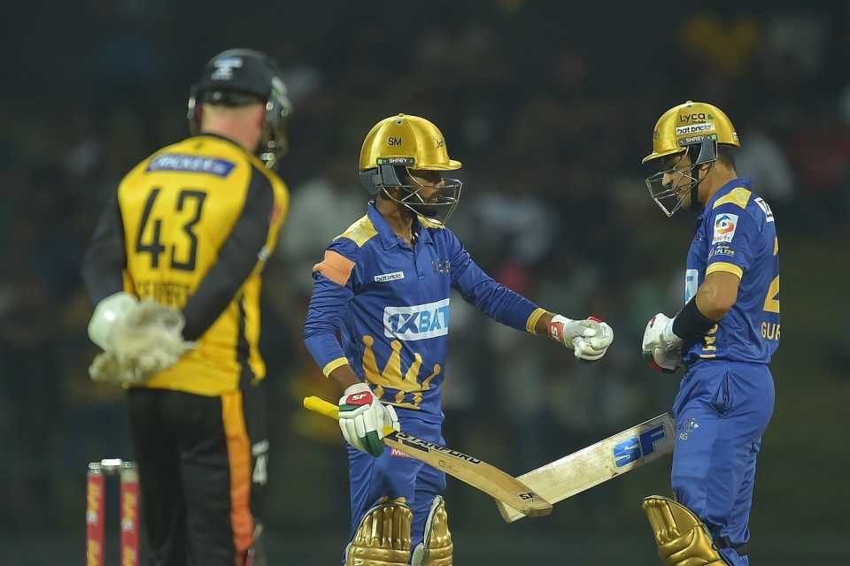 Towhid Hridoy and Rahmanullah Gurbaz put up a strong partnership, Galle Titans vs Jaffna Kings, Lanka Premier League 2023, August 4, 2023