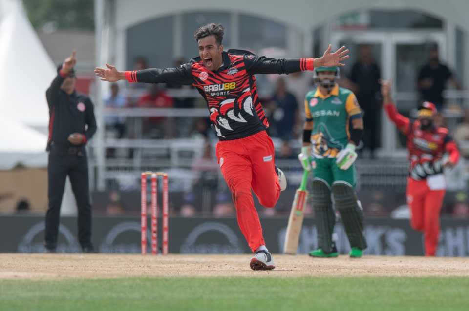 Abbas Afridi claimed a five-wicket haul, Montreal Tigers vs Vancouver Knights, Brampton, Global T20 Canada, August 5, 2023