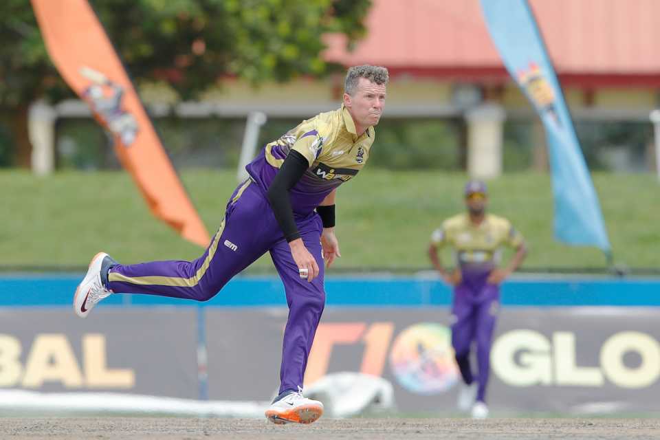 Peter Siddle was economical and picked up one wicket, California Knights vs New Jersey Triton's, US Masters T10, Lauderhill, August 21, 2023
