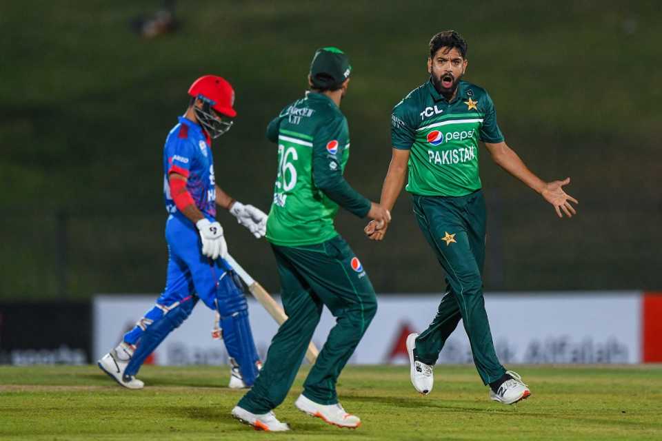 A fiery Haris Rauf picked up his maiden ODI five-for, Afghanistan vs Pakistan, 1st ODI, Hambantota, August 22, 2023