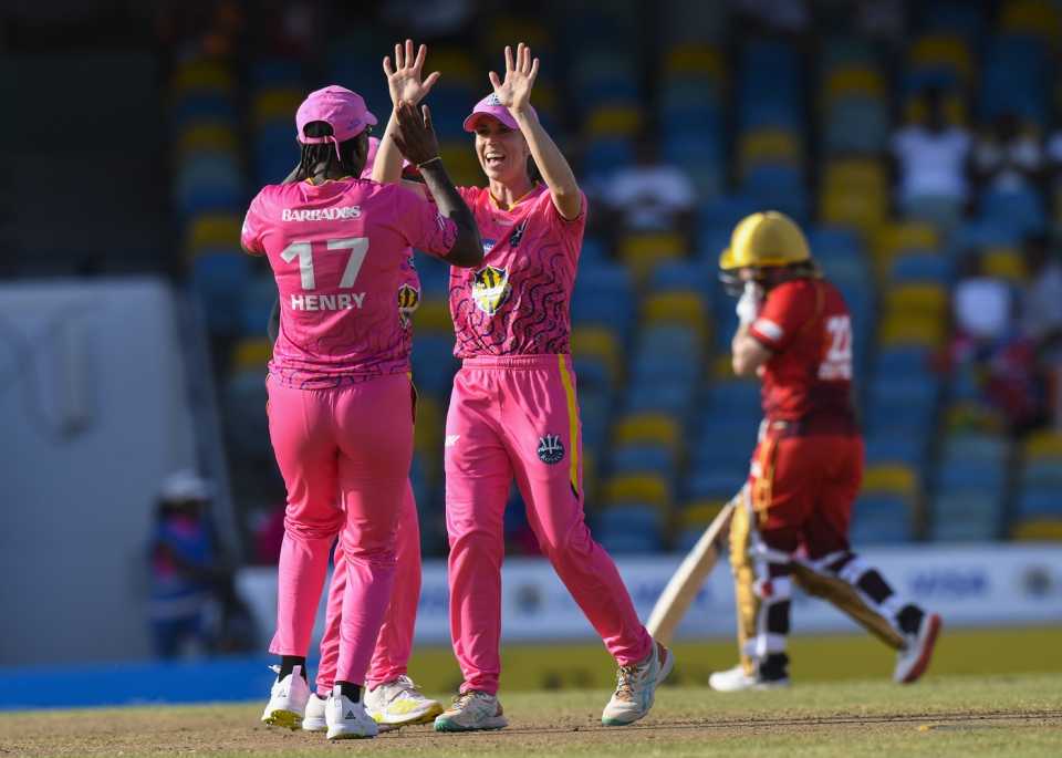 Erin Burns starred with both bat and ball as Barbados Royals made it two out of two, Barbados Royals vs Trinbago Knight Riders, Women's CPL, Bridgetown, September 3, 2023
