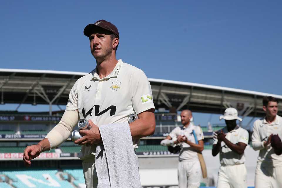 Dan Worrall's five-for helped Surrey complete victory on the third morning, Surrey vs Warwickshire, County Championship, Division One, The Oval, September 5, 2023
