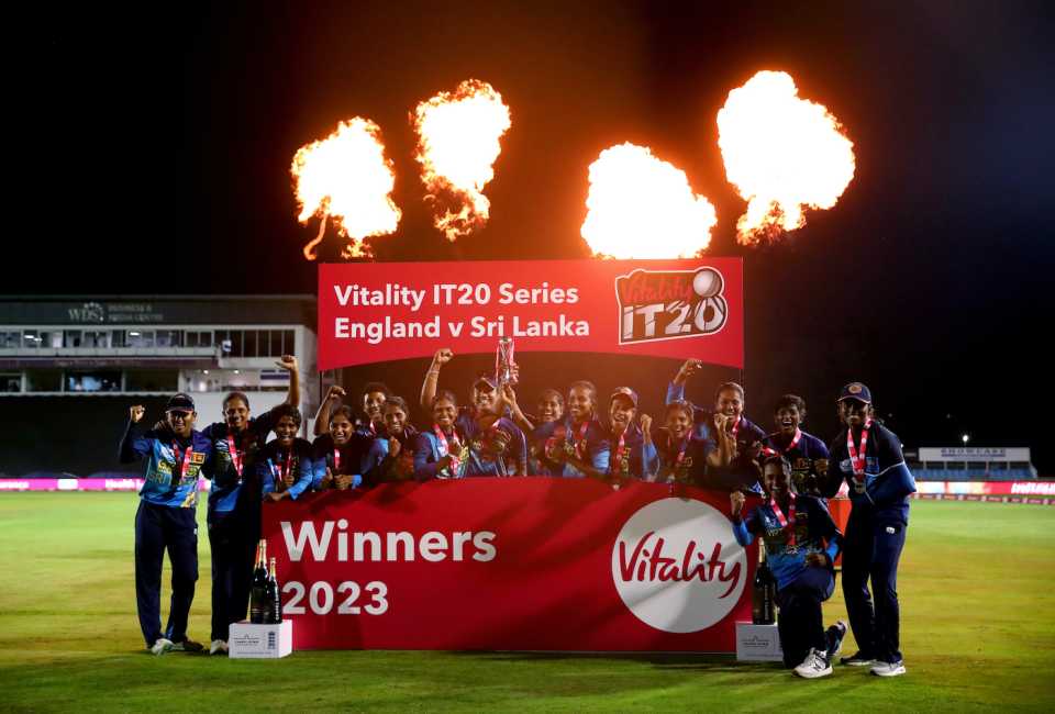 Sri Lanka sealed their first series win over England in any format, England vs Sri Lanka, 3rd women's T20I, Derby, September 6, 2023