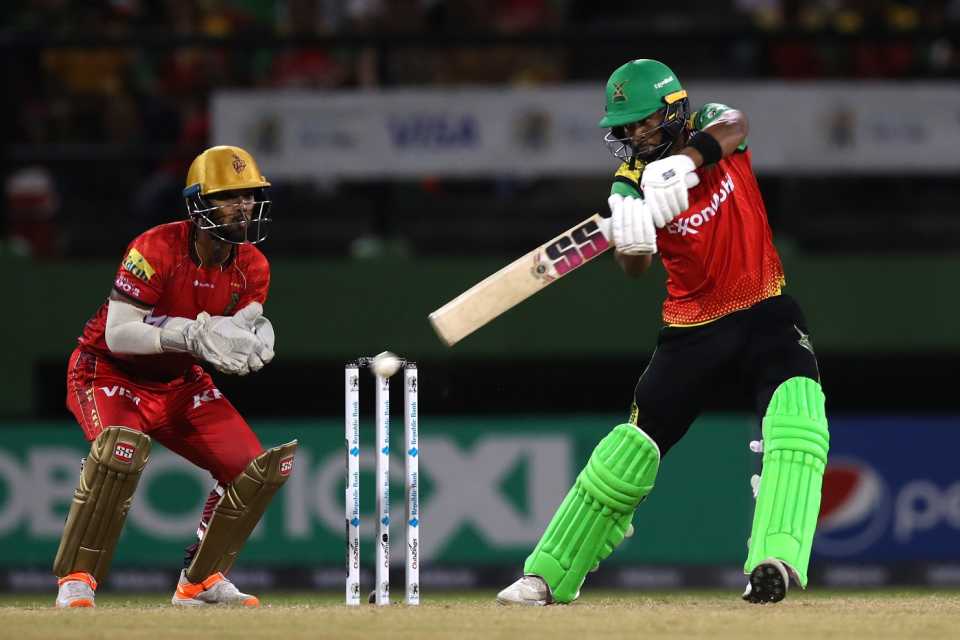 Shai Hope was unbeaten on 57 off 37 deliveries to steer the chase, Trinbago Knight Riders vs Guyana Amazon Warriors, CPL 2023, Providence, September 16, 2023