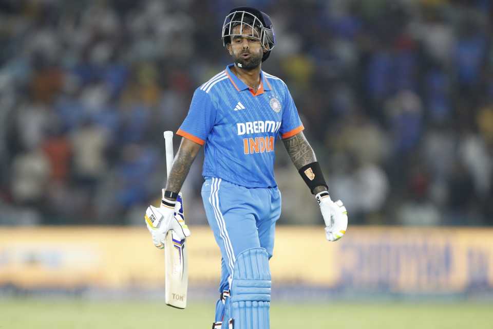 Suryakumar Yadav took India close to victory, India vs Australia, 1st ODI, Mohali, September 22, 2023