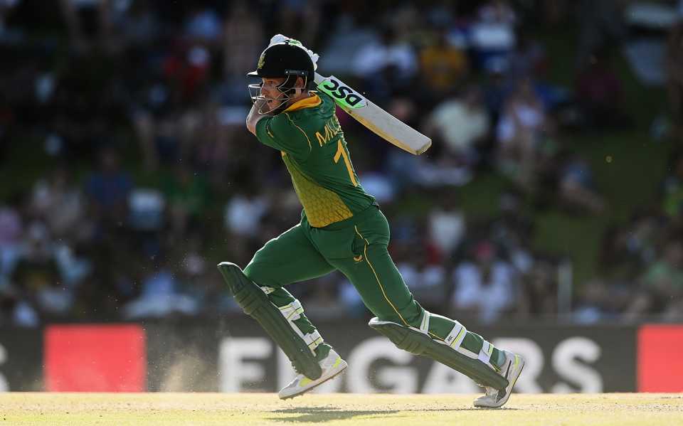 David Miller struck some powerful blows during his fifty, South Africa vs England, 2nd ODI, Bloemfontein, January 29. 2023