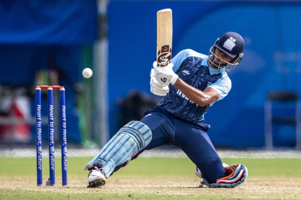 Yashasvi Jaiswal scorched his way to a 100 off 49 balls, India vs Nepal, Asian Games quarter-final, Hangzhou, October 3, 2023