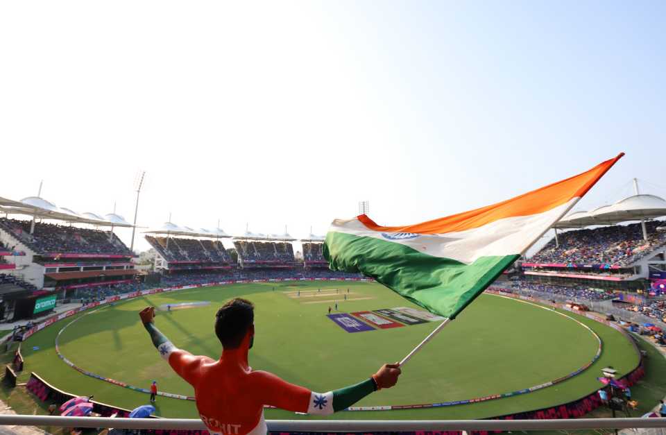 Indian fans had a lot to cheer about in the first innings, India vs Australia, World Cup, Chennai, October 8, 2023