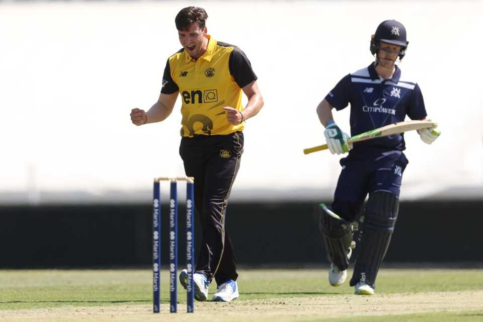 Jhye Richardson made a successful return from injury, Western Australia vs Victoria, Marsh Cup, WACA ground, October 9, 2023