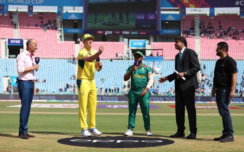 Australia captain Pat Cummins won the toss and elected to field