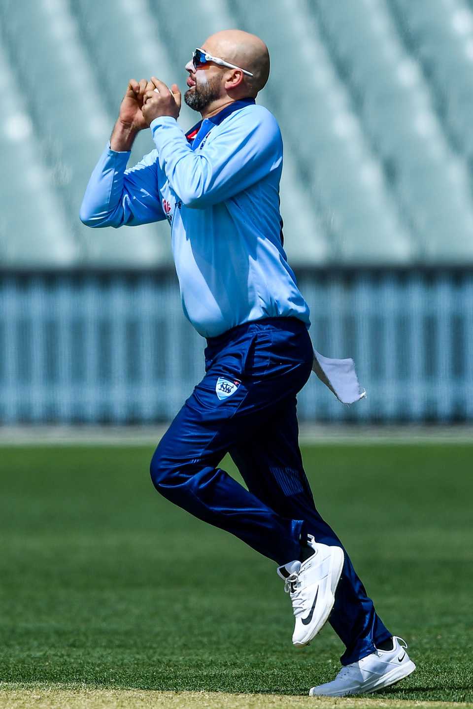 Nathan Lyon was back in state action after his calf injury