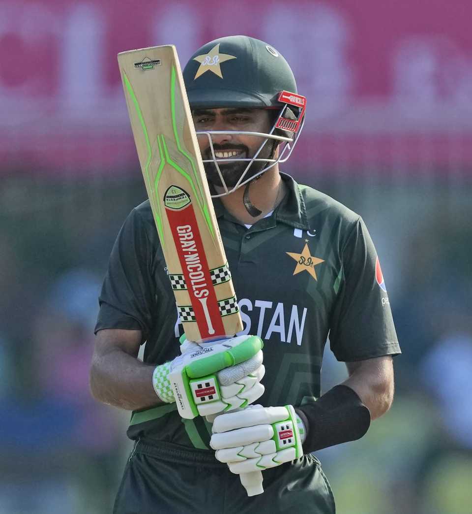 Find someone who looks at you like Babar Azam looks at his bat upon reaching fifty