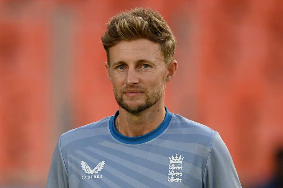 Joe Root during a nets session at Narendra Modi Stadium