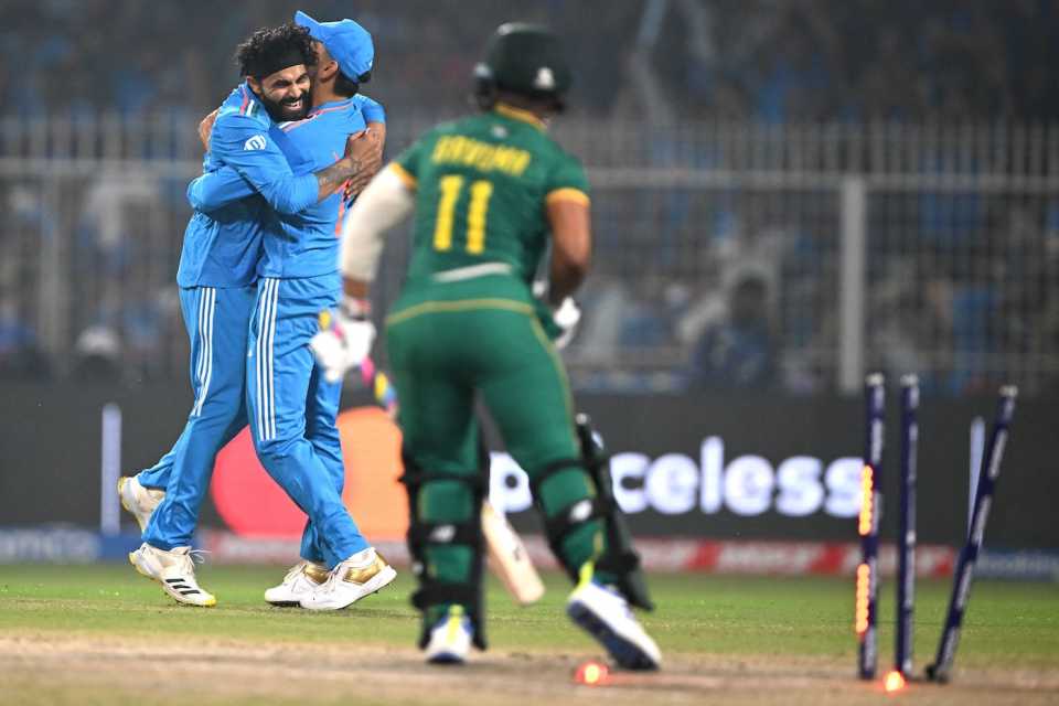 Ravindra Jadeja rattled Temba Bavuma's stumps, India vs South Africa, Men's ODI World Cup, November 5, 2023